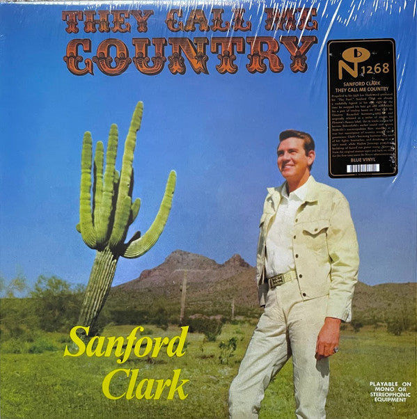 Sanford Clark- They Call Me Country - Limited Blue Colored Vinyl - VINYL