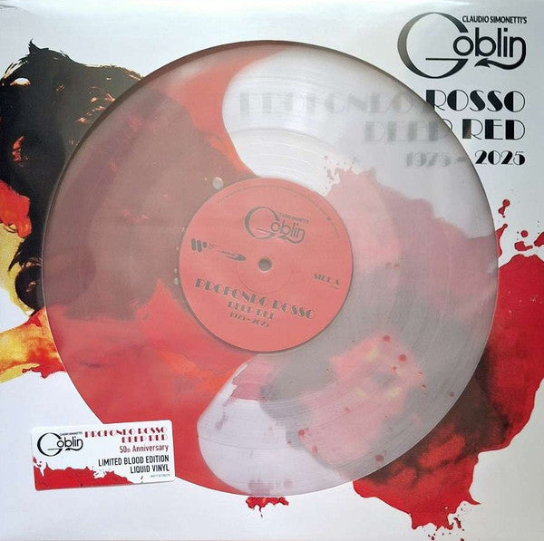 Claudio Simonetti/Goblin- Profondo Rosso (Original Soundtrack) - Ultra-Limited 'Blood Edition' Liquid Filled Vinyl - VINYL