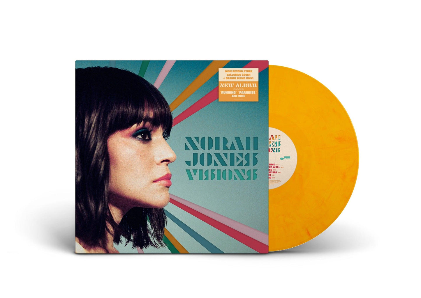Norah Jones- Visions (Indie Exclusive Orange Vinyl w/ Alternate Cover) - VINYL