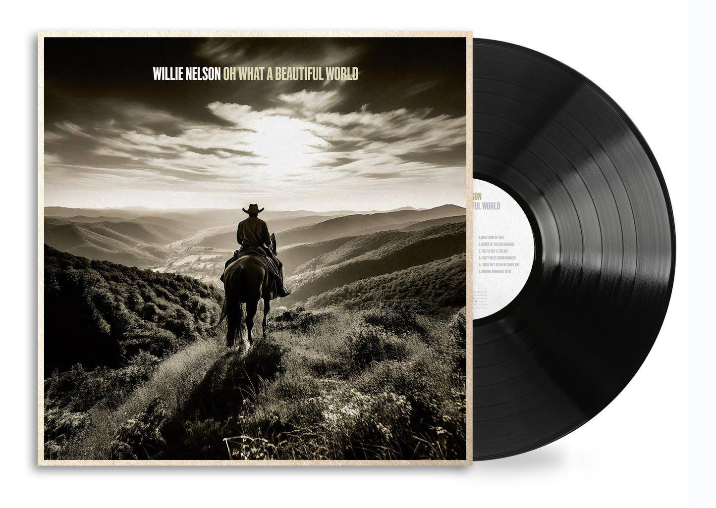 Willie Nelson- Oh What A Beautiful World - VINYL