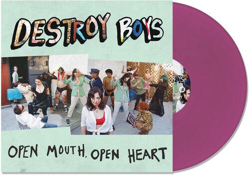 Destroy Boys- Open Mouth, Open Heart (Purple Vinyl) - VINYL