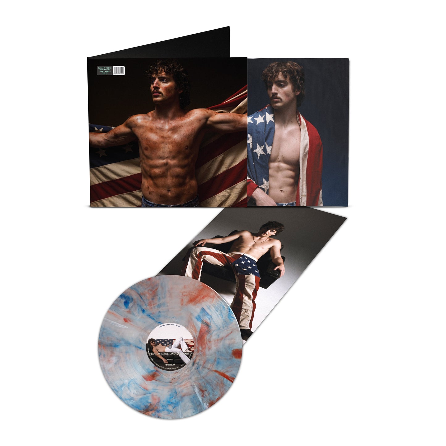 Benson Boone- American Heart (Red/White/Blue Marble Vinyl) - VINYL
