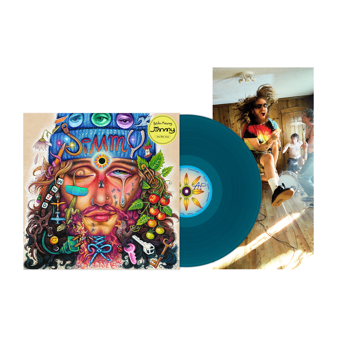 Briston Maroney- JIMMY (Sea Blue Vinyl) (w/ Ltd Ed 9"x12" print, while supplies last) - VINYL