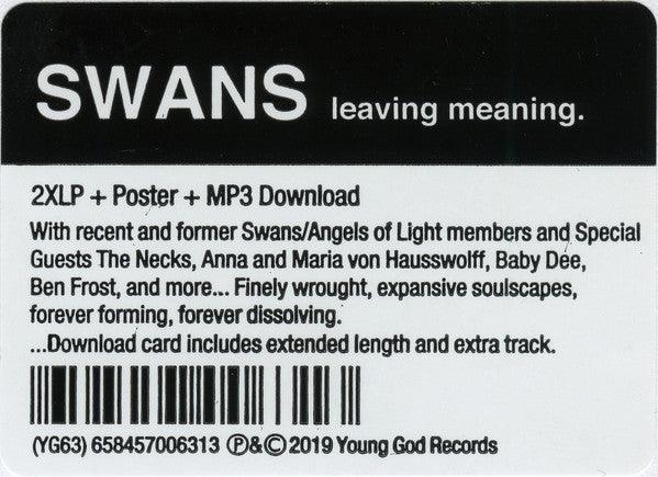 Swans- Leaving Meaning - VINYL