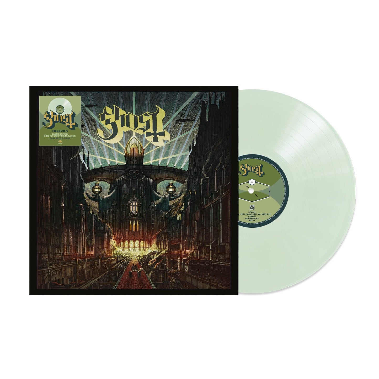 Ghost- Meliora (Indie Exclusive Coke Bottle Clear Vinyl) - VINYL