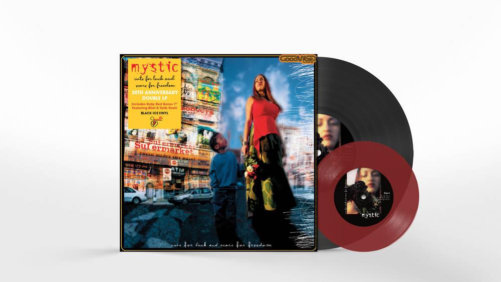 Mystic- Cuts For Luck And Scars For Freedom (RSD Essential Indie Colorway Black Ice 2LP + Ruby Red 7in) - VINYL
