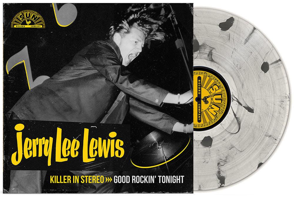 Jerry Lee Lewis- Killer In Stereo: Good Rockin' Tonight (RSD Essential Milky Clear w/ Black Ice Splatter Vinyl) - VINYL