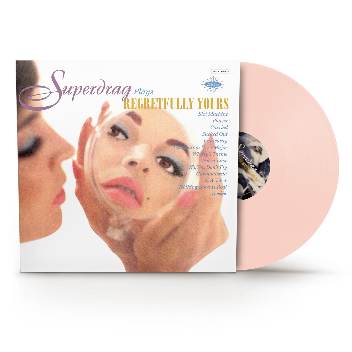 SUPERDRAG- Regretfully Yours (Elektra 75) (Opaque Pink Vinyl) - VINYL