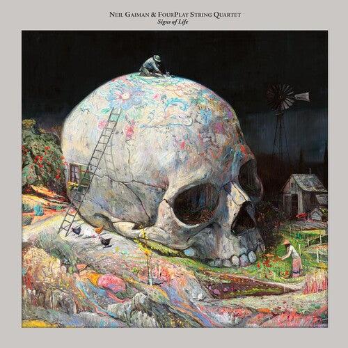 Neil Gaiman & Fourplay String Quartet- Signs Of Life (Silver Fox Vinyl) - VINYL
