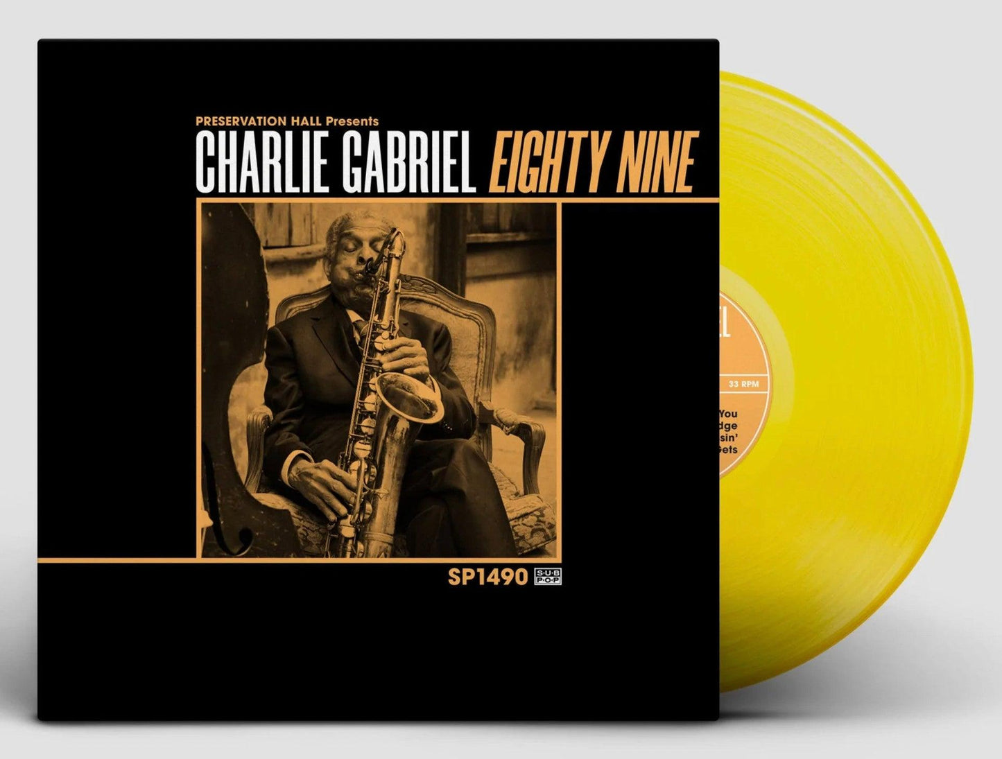 Charlie Gabriel (Preservation Hall Jazz Band)- 89 (Loser Edition Gold Vinyl) - VINYL