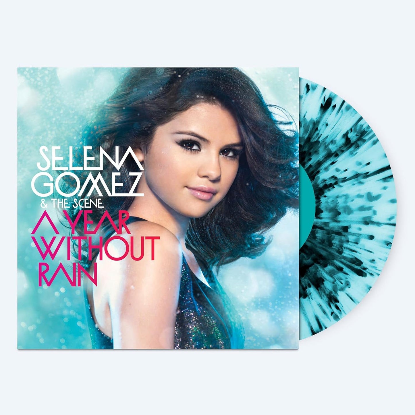 Selena Gomez & The Scene- Year Without Rain (Blue/Black Splatter Vinyl) - VINYL