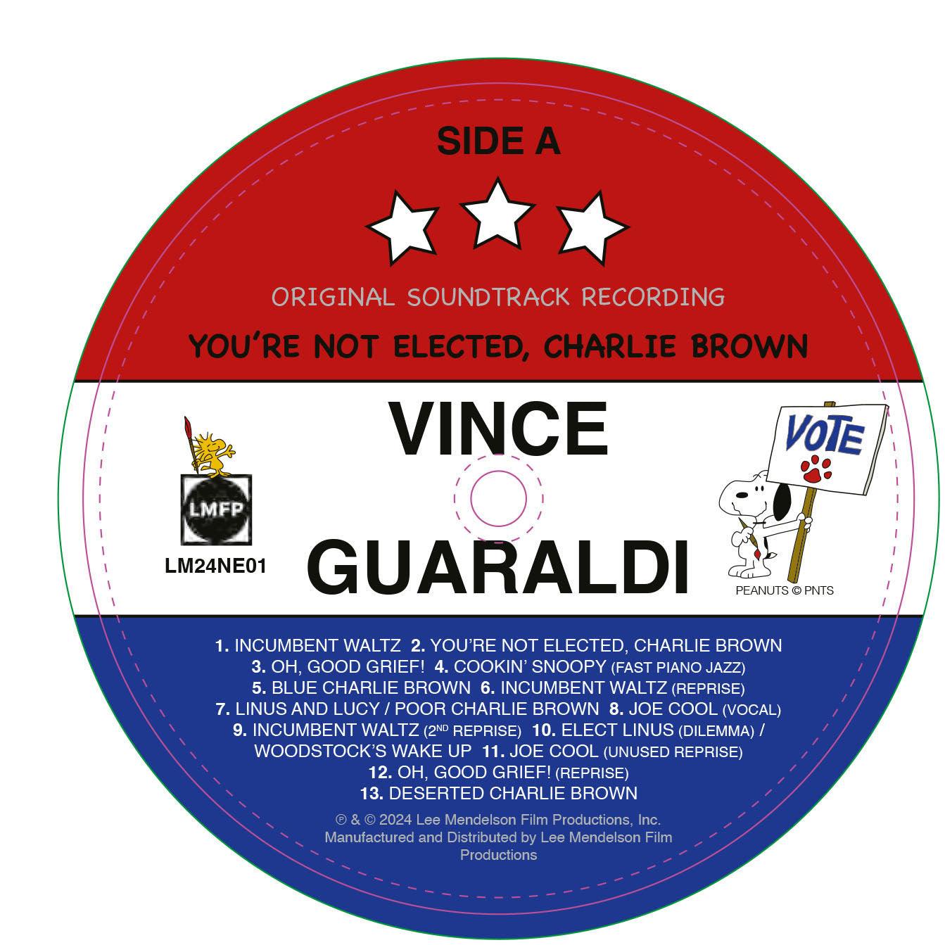 Vince Guaraldi- You're Not Elected, Charlie Brown (RSD Essential) - VINYL