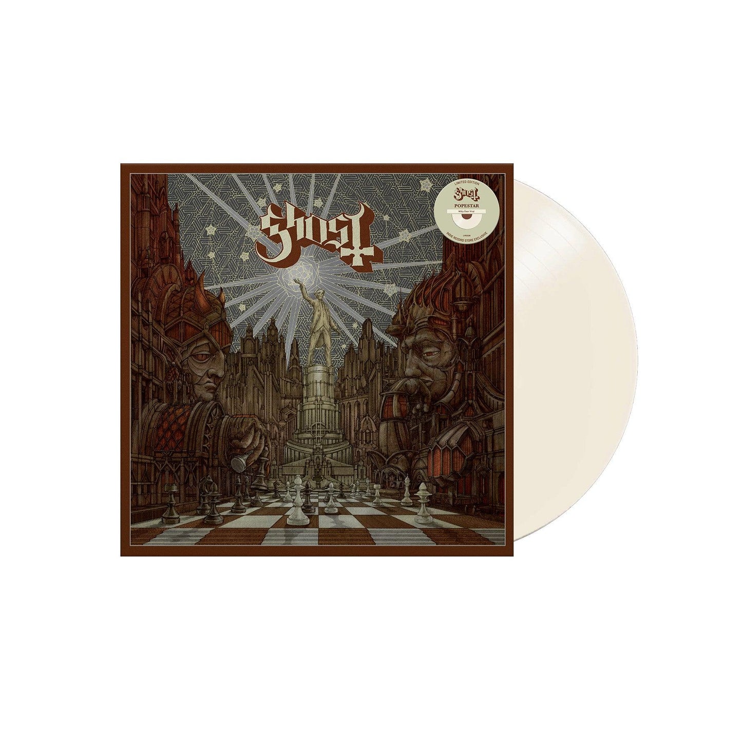 Ghost- Popestar (Indie Exclusive Milky Clear Vinyl) - VINYL