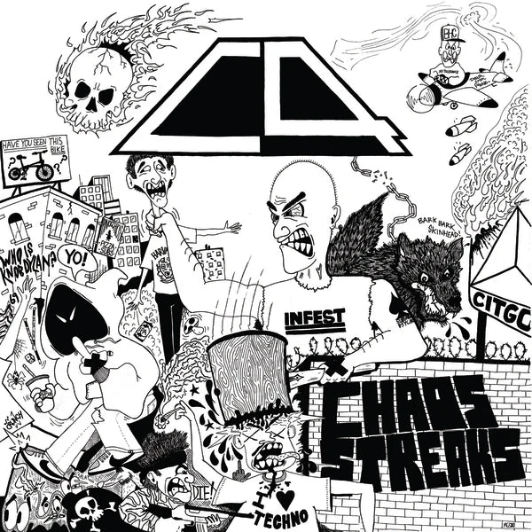 C4- Chaos Streaks (Gusher Poop w/ Corn Kernel Splatter Vinyl) - VINYL