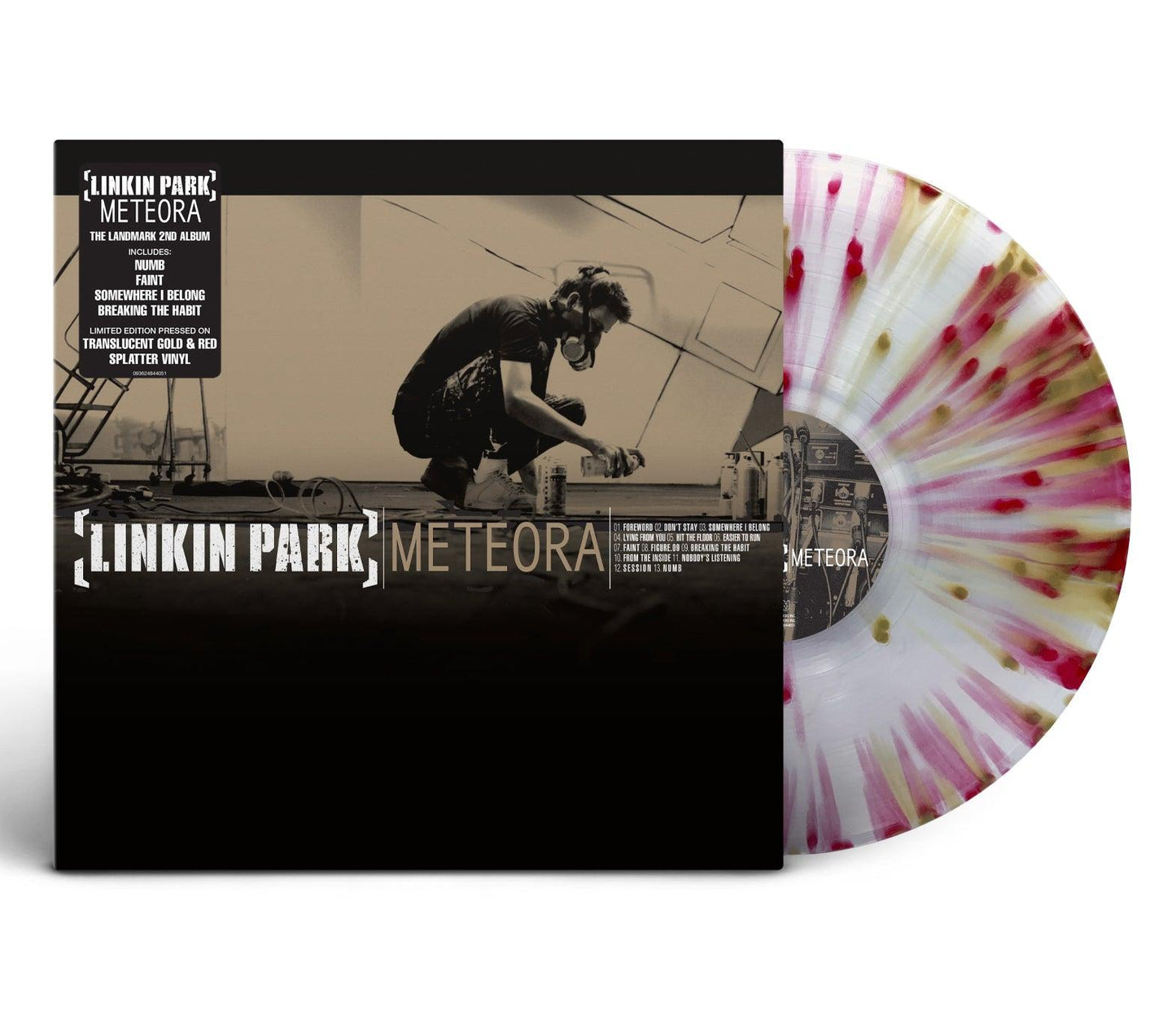 Linkin Park- Meteora (Translucent Gold & Red Splatter Vinyl) - VINYL