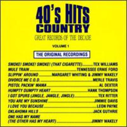 Various Artists: 40's Country Hits 1 / Various  \ CD