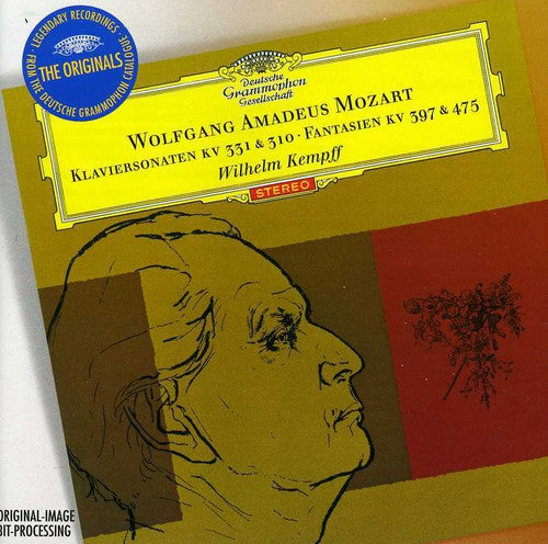 Wilhelm Kempff: Mozart: Piano Sonatas KV310 KV331 Fantasias KV397  \ CD