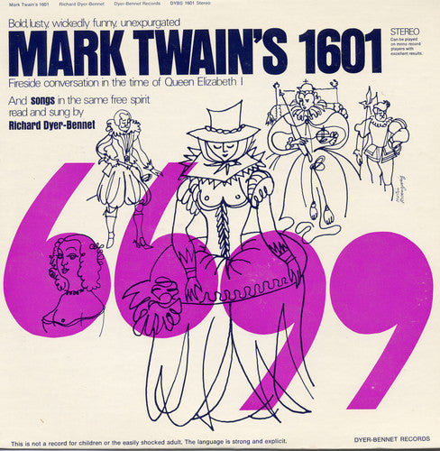 Richard Dyer-Bennett: Mark Twain's 1601  \ CD