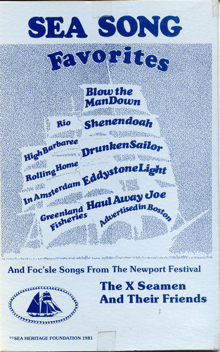 X Seamen's Institute: Favorite Sea Songs - Songs from the Age of Sail  \ CD