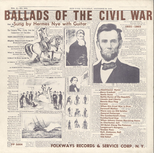 Hermes Nye: Ballads of the Civil War  \ CD