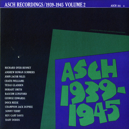 Various Artists: Asch Recordings 2 1939-45 / Various  \ CD