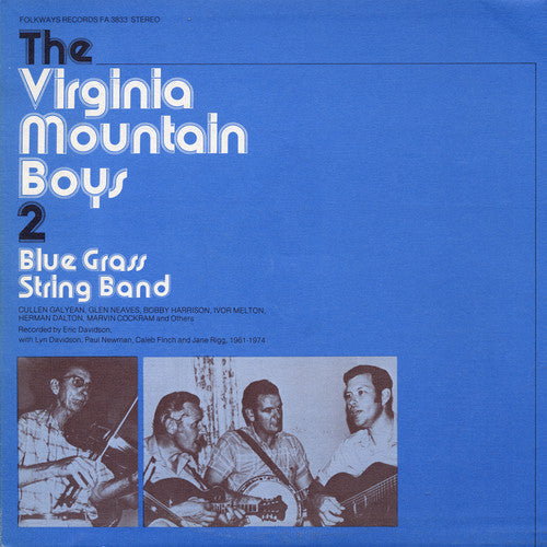 Virginia Mountain Boys: Virginia Mountain Boys 2: Bluegrass String Band  \ CD