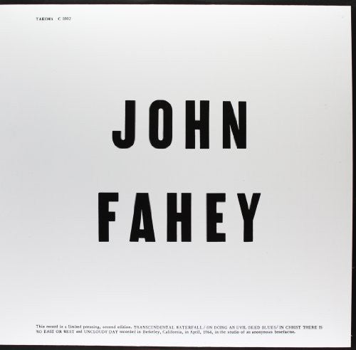 John Fahey: Blind Joe Death \ LP