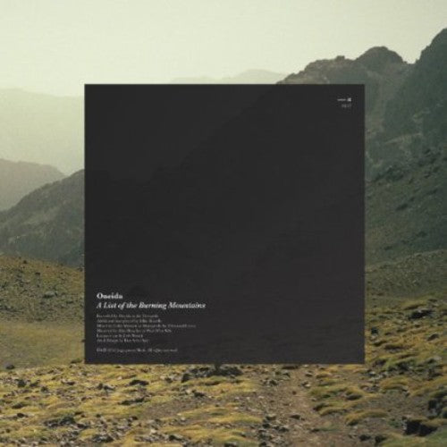 Oneida: A List Of The Burning Mountains \ LP