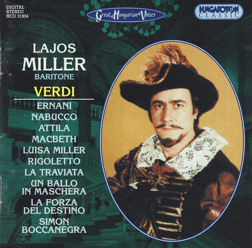 Lajos Miller: Lajos Miller: Arias from Ernani MacBeth Rigoletto  \ CD
