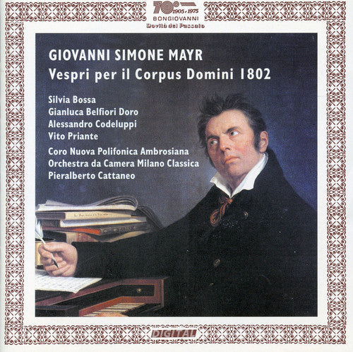 Mayr / Bossa / Belfiori Doro / Codeluppi: Vespri Per Il Corpus Domini 1802  \ CD