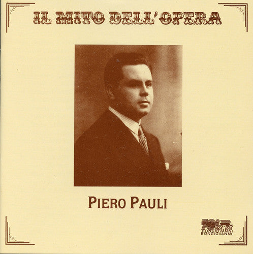 Piero Pauli: Arias  \ CD