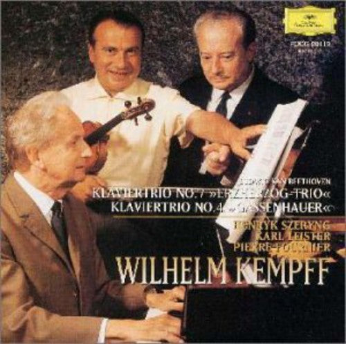 Wilhelm Kempff: Beethoven: Klaviertorios Erzherzog-Trio  \ CD