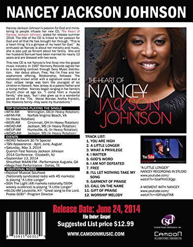 Nancey Johnson Jackson: Heart of Nancey Jackson Johnson  \ CD