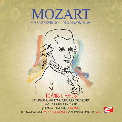 Mozart: Missa Brevis No. 4 in D Major K. 194  \ CD