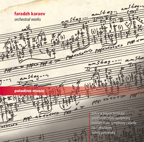 Karaev / Azerbaijan State Symphony Orchestra: Faradzh Karaev: Orchestral Works  \ CD