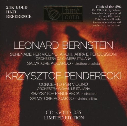 Leonard Bernstein: Krzysztof Penderecki (24 K Gold)  \ CD