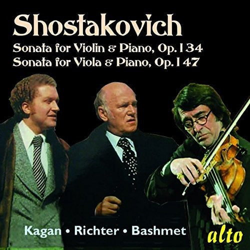 Richter / Kagan / Bashmet: Shostakovich: Vilolin Sonata Viola Sonata Opp. 134  \ CD