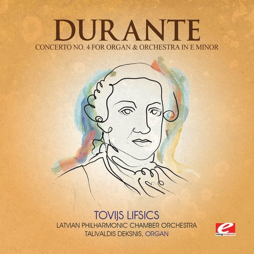 Durante: Concerto 4 Organ & Orch E Min  \ CD