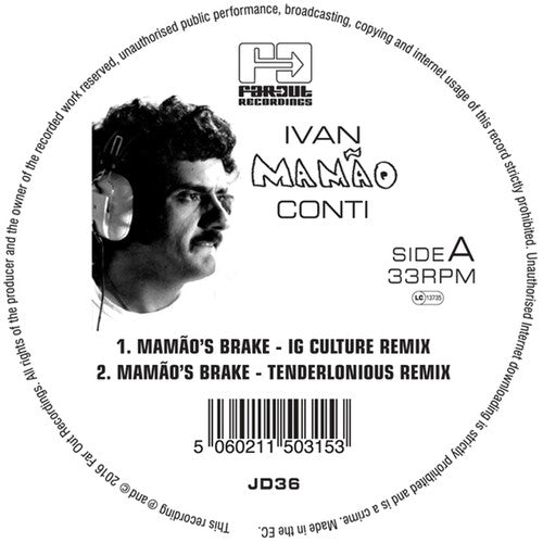 Ivan Conti: Mamao's Brake / Ah Que Legal - 12-INCH SINGLE