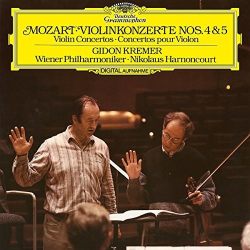 Mozart / Kremer / Wiener Philharmoniker / Harnocou: Violin Concertos No 4 & 5 \ LP