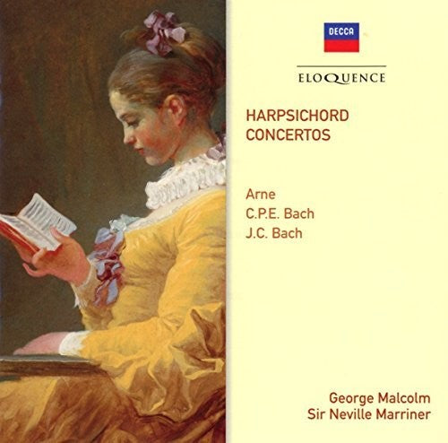George Malcolm: Arne / C.P.E. Bach / J.C. Bach: Harpsichord Concertos  \ CD