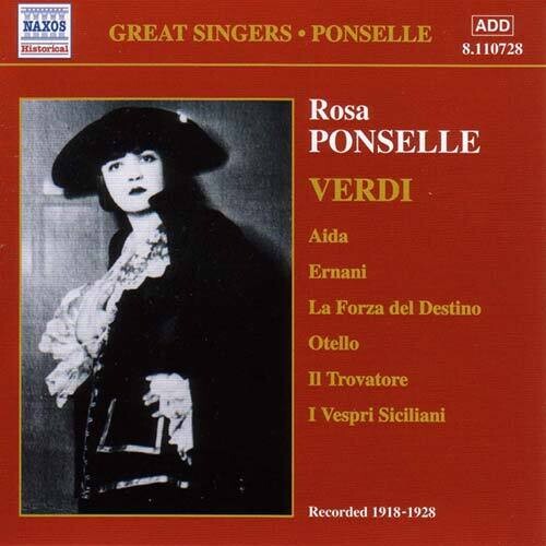 Rosa Ponselle: Rosa Ponselle Sings Verdi  \ CD