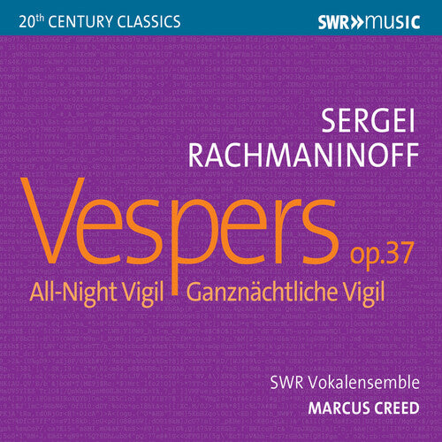 Rachmaninoff / Koch / Creed: Vespers 37 All Night Vigil  \ CD