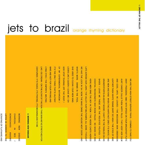 Jets to Brazil- Orange Rhyming Dictionary - VINYL