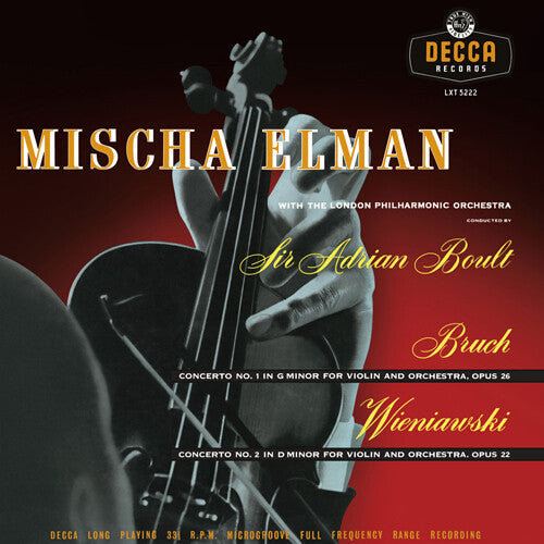 Mischa Elman: Bruch & Wieniawski Concertos \ LP