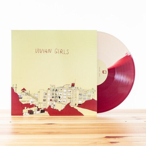 Vivian Girls- Vivian Girls (Half Cream/Half Maroon Vinyl) - VINYL