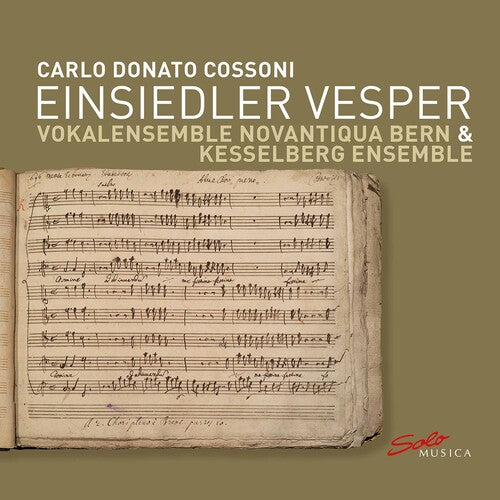 Vokalensemble Novantiqua Bern  Kesselberg Ensemble: Einsiedler Vesper  \ CD