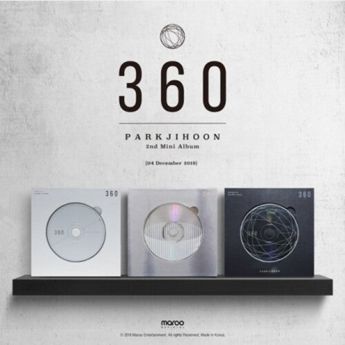 Park Ji Hoon: 360 (Random Cover) (Incl. 60pg Photobook, Puzzle Card + Photocard) - CD