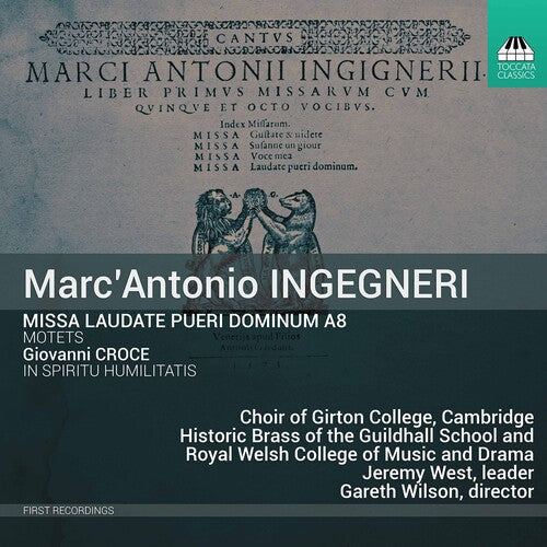 Ingegneri / Wilson: Missa Laudate Pueri Dominum  \ CD