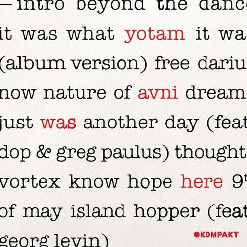 Yotam Avni: Was Here  \ CD